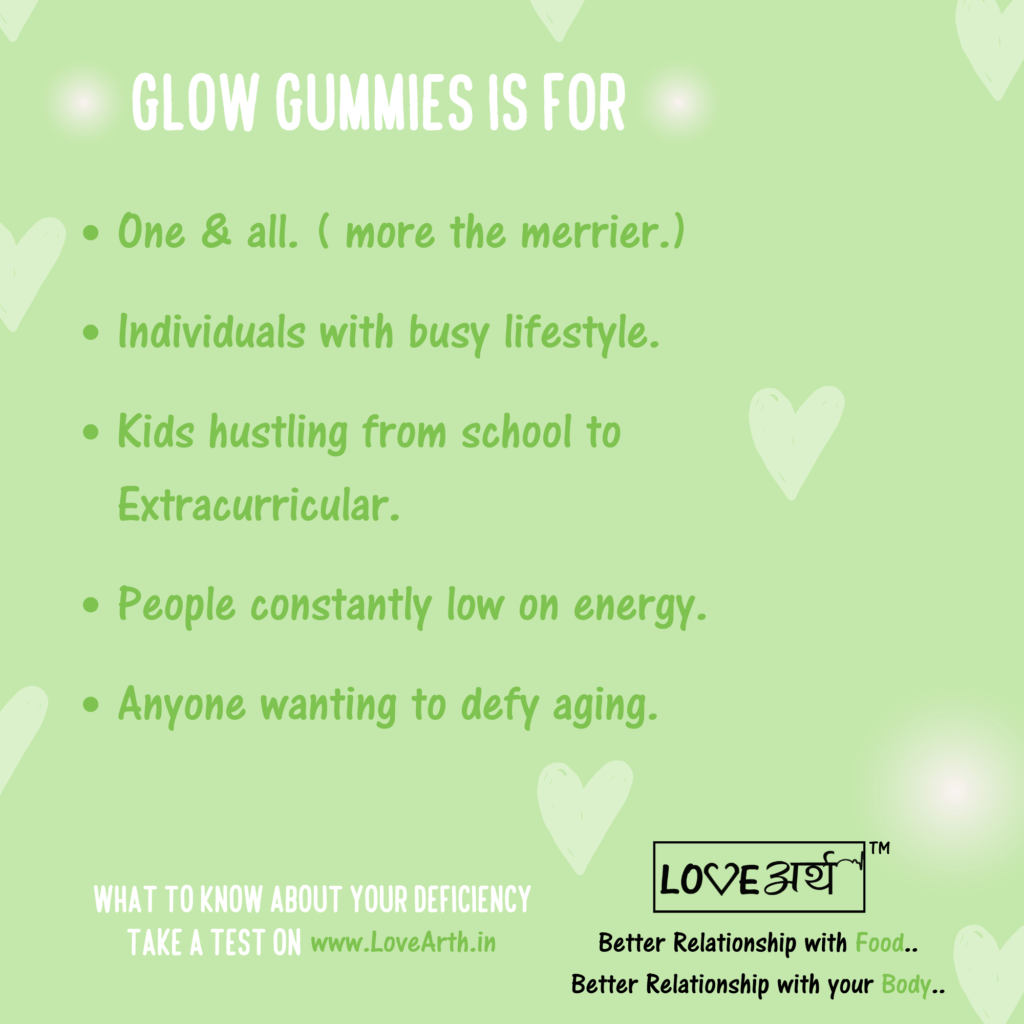 Glow Multivitamin Gummies is for