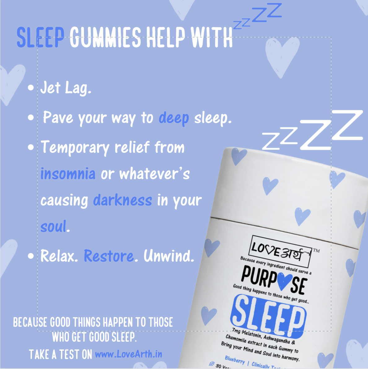 Sleep Gummies help with 