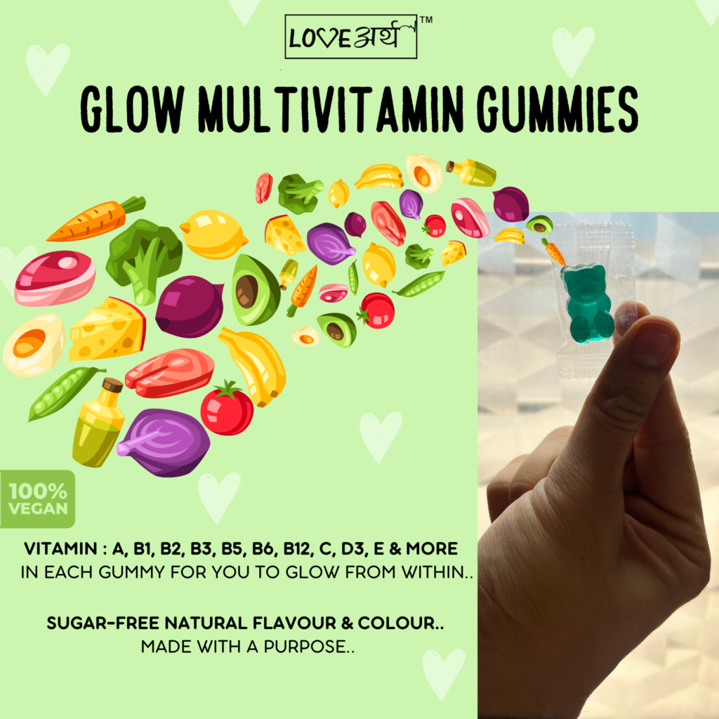 lovearth glow multivitamin gummies