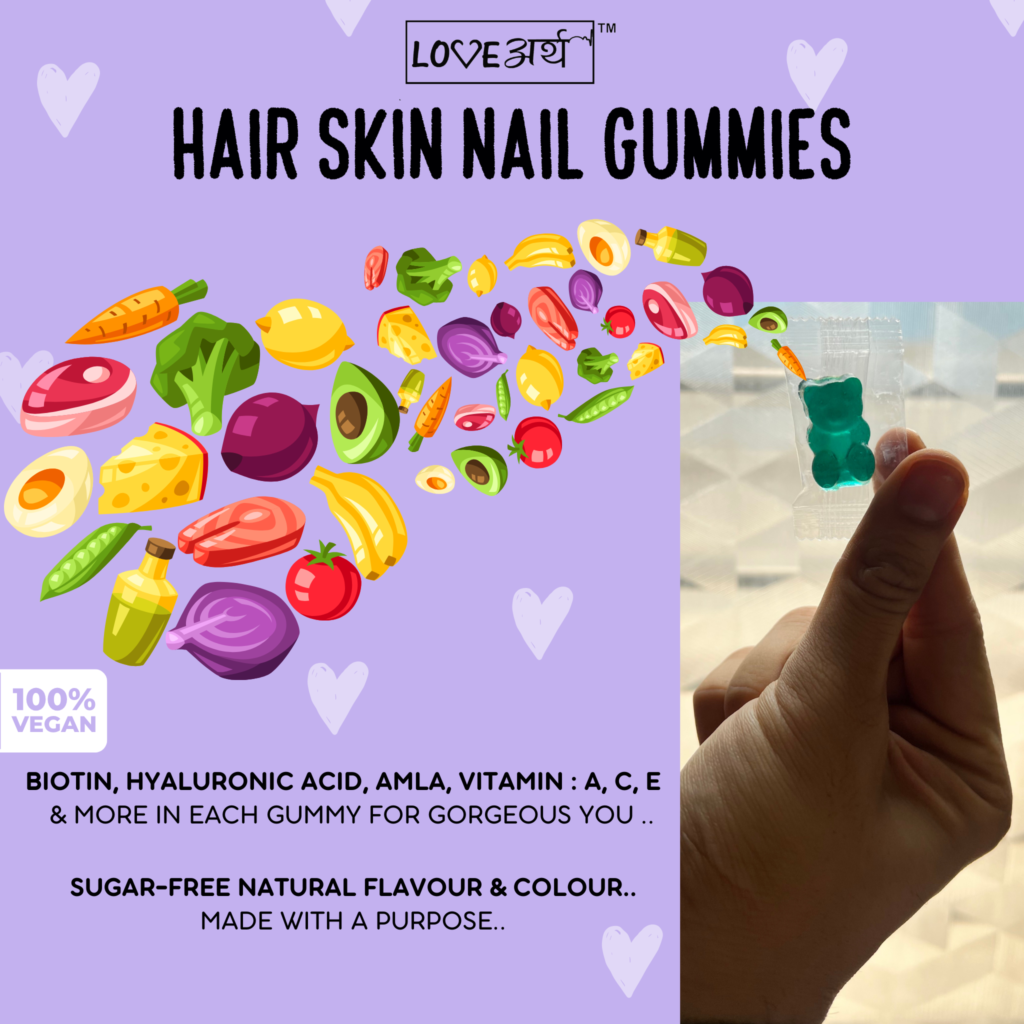 hair skin nail gummy lovearth
